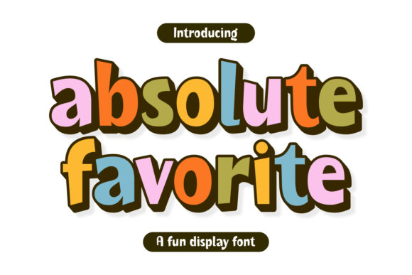 A Joyful Typeface: Discovering the Absolute Favorite Display Font