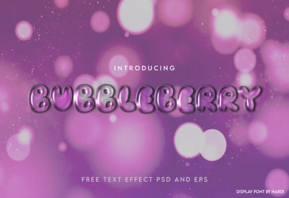 Bubbleberry Font: A Playful Typeface for Joyful Designs