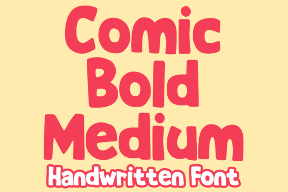Comic Bold Medium: A Typeface That Brings Joy to Every Design