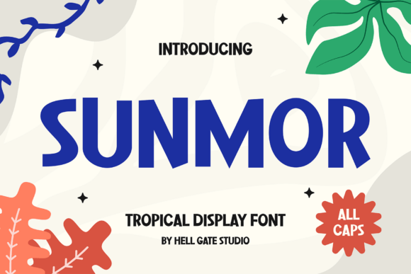 Discovering the Sunmor Typeface: A Tropical Touch for Modern Design