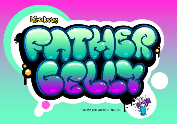 Father Belly: The Bubbly Display Font for Playful Designs