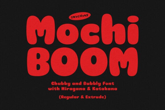 Mochi Boom: A Font That Brings Playful Energy to Every Design